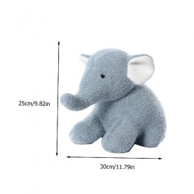 Toyvian Bébé Éléphant Poupée Jouet en Peluche Éléphant Jouets Déléphant Mignons Éléphant en Peluche Jouet Animal Mignon Pelu