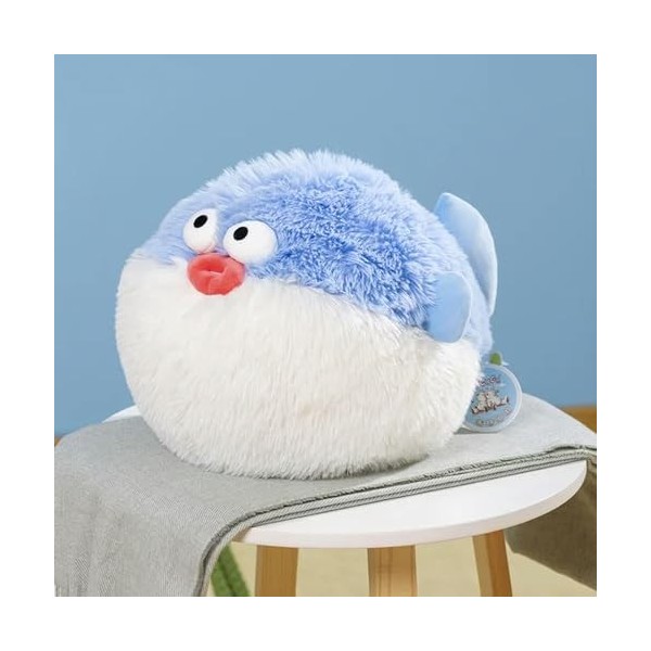 Poisson-Globe Jouet en Peluche Kawaii Ball Fish Jouet en Peluche réaliste océan Ballon Poisson Peluche Animal Oreiller Cadeau