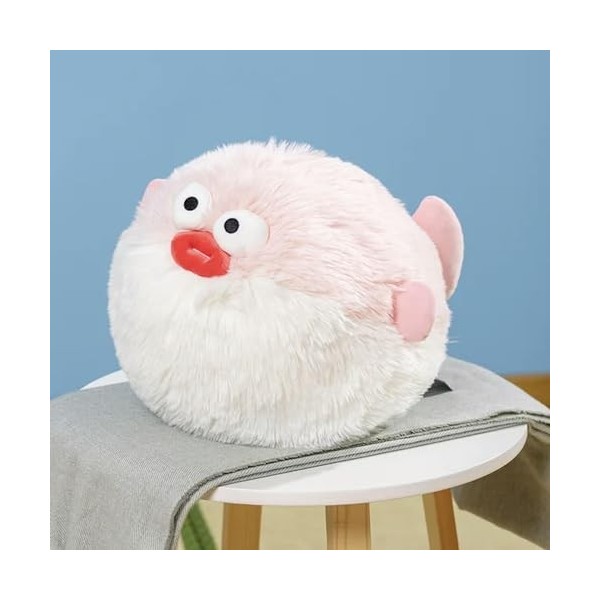 Poisson-Globe Jouet en Peluche Kawaii Ball Fish Jouet en Peluche réaliste océan Ballon Poisson Peluche Animal Oreiller Cadeau