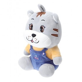 ibasenice 2 Pièces Peluche Coussin Rembourré Cadeaux du Zodiaque du Nouvel an Chinois Oreiller danimaux Jouets De Mascotte C