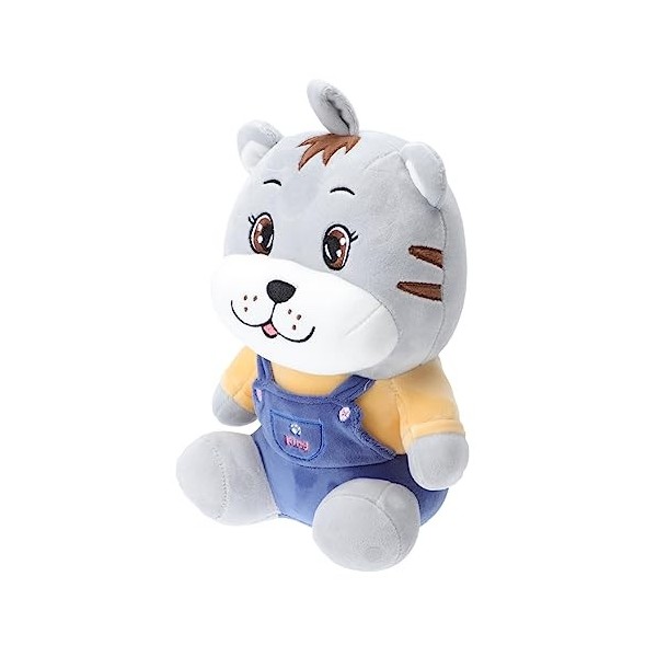 ibasenice 2 Pièces Peluche Coussin Rembourré Cadeaux du Zodiaque du Nouvel an Chinois Oreiller danimaux Jouets De Mascotte C