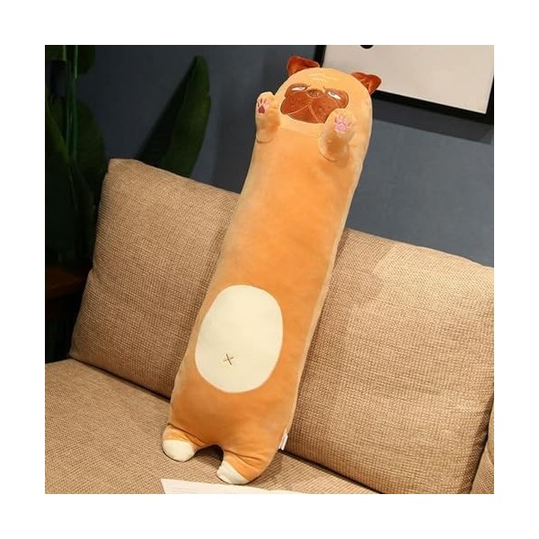 NOpinz Kawaii Doux Long Chien poupée en Peluche Mignon Oreiller Peluche Chiot Animal Jouet Oreiller Sieste lit Tapis de Somme