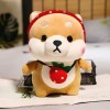 EacTEL Mignon Shiba Inu Chien Peluche Jouet Kawaii Animal poupée Doux Cadeau d’Anniversaire pour Filles Enfants Confortable C