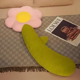 PaMut Géant Mignon Fleur Peluche Jouet en Peluche Fleur réaliste Tulipe Long Coussin Cadeau décoration Coussin 100cm 5