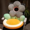 NOpinz Fleurs, tournesols, futons en Peluche, Coussins, sièges, Chambres, Tapis de Sol, Plantes, Coussins de Bureau, Cadeaux 