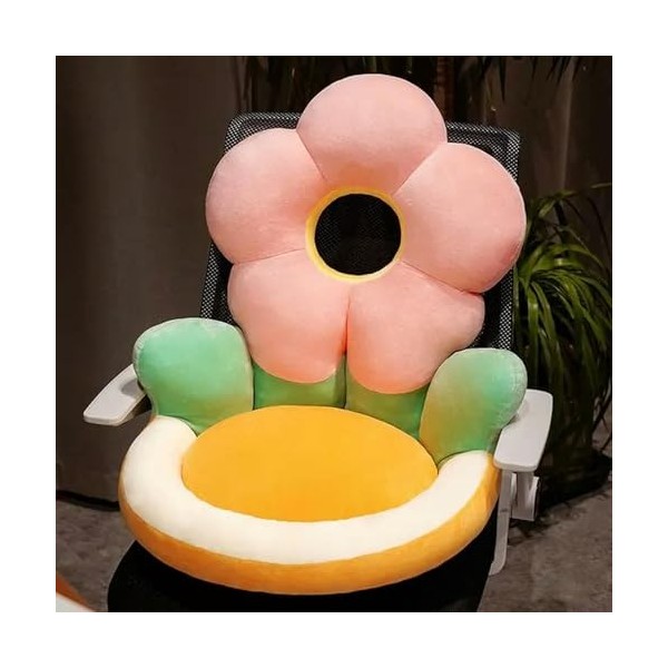 NOpinz Grandes Fleurs, tournesols, futons en Peluche, Coussins, chaises, Chambres, Tapis de Sol, Plantes, Coussins de Bureau,