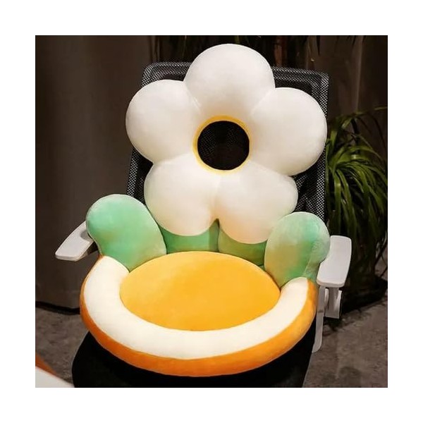 NOpinz Grandes Fleurs, tournesols, futons en Peluche, Coussins, chaises, Chambres, Tapis de Sol, Plantes, Coussins de Bureau,