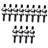 KOMBIUDA 12 Pièces Bracelet Panda Peluches pour Ados Huggables Peluche Animaux Slap Band Bande De Claque en Peluche Poignet B