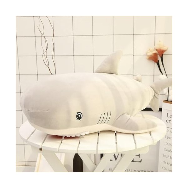 SaruEL Big Shark Peluche Oreiller Baleine Jouet Peluche Réaliste Animal Marin Poupée Enfants Anniversaire Cadeaux De Noël 80c