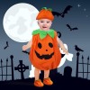 Hukermoon Costume de Citrouille pour Halloween, Déguisement de Citrouille pour Enfants, Costumes de Citrouille dHalloween Co