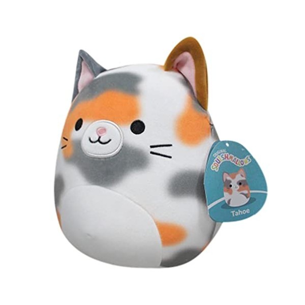 Squishmallows Chat Tahoe Tortue - Little Ultrasoft Officiel Kelly Peluche - 20,3 cm