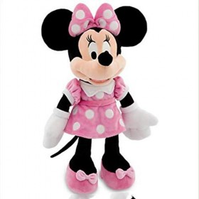 NOBRAND Jouet en peluche Minnie rose 48 cm pour petite amie et enfant Cadeau de Saint-Valentin