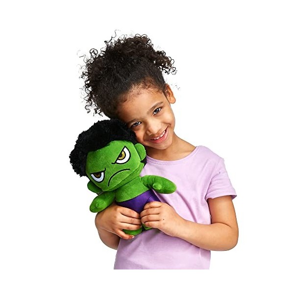 Disney Store Peluche officielle Hulk – Marvel – 28 cm avec une finition douce au toucher et des détails brodés – Convient aux