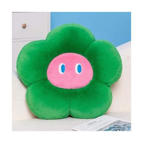 GagaLu Bande Dessinée Fleur en Peluche Coussin en Peluche Plante Fleur Coussin Chaise Voiture Décoration Cadeau D’Anniversair