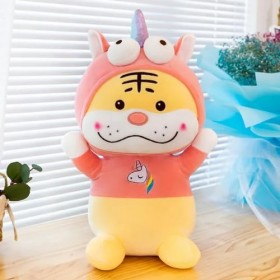 Peluche Tigre Jouets en Peluche Enfants Jouets Animaux Doux Cadeaux d’Anniversaire décoration Enfants Cadeaux de Noël 45cm 2