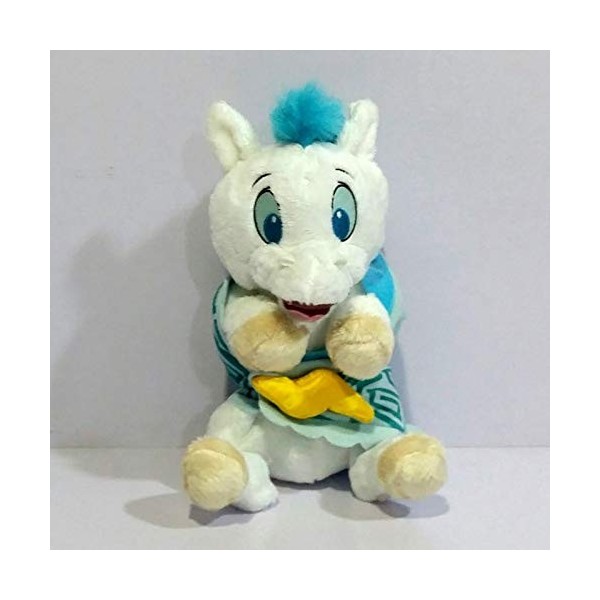 Hercules Babies Pegasus avec couverture demmaillotage serviette cheval blanc peluche jouet en peluche 25 cm 25 cm jouets pou