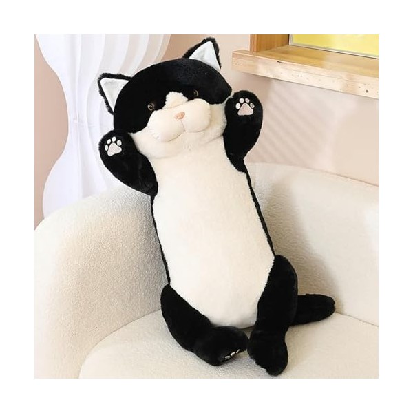 EacTEL Nouveau Kawaii Mignon Chat Doux câlin Oreiller en Peluche Enfants Jouet canapé Coussin Enfants Cadeau d’Anniversaire 7