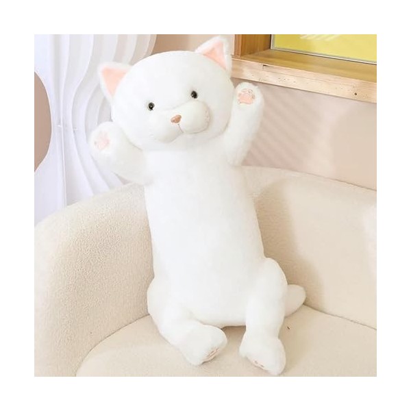 EacTEL Nouveau Kawaii Mignon Chat Doux câlin Oreiller en Peluche Enfants Jouet canapé Coussin Enfants Cadeau d’Anniversaire 7