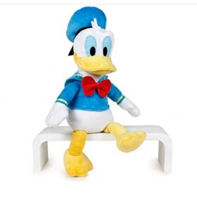 Play by Play Lot de 2 Peluche Disney Canard Donald et Daisy Supersoft 40 cm de pied / 30 cm assisté