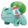 Bandai - Pokémon - Peluche Bulbizarre - Peluche 20 cm toute douce de Bulbizarre qui fait un clin dœil