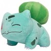 Bandai - Pokémon - Peluche Bulbizarre - Peluche 20 cm toute douce de Bulbizarre qui fait un clin dœil