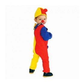 Amosfun Costume de clown amusant pour enfants - Costume de cirque pour cosplay, Halloween, bal masqué, performance - Pyjama p