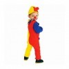 Amosfun Costume de clown amusant pour enfants - Costume de cirque pour cosplay, Halloween, bal masqué, performance - Pyjama p