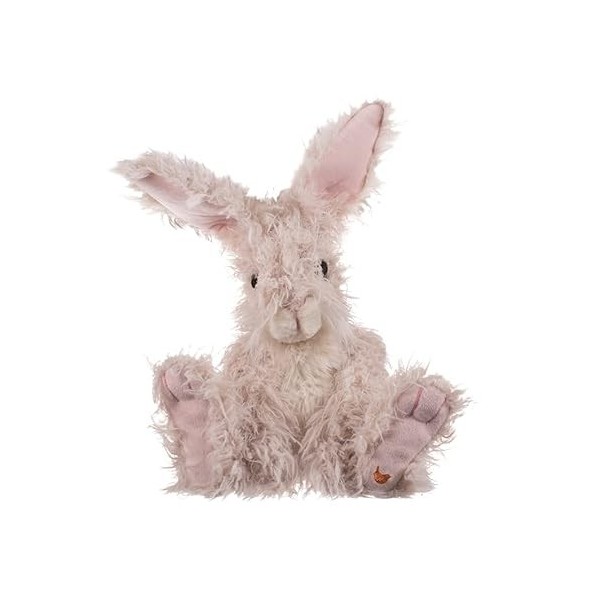 Wrendale - PLUSH001 - Jouet en Peluche Rowan Rabbit avec Sac en Lin, 26 cm x 22 cm