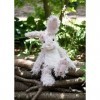 Wrendale - PLUSH001 - Jouet en Peluche Rowan Rabbit avec Sac en Lin, 26 cm x 22 cm