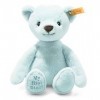 Steiff Soft Cuddly Friends 242052 My First Ours en peluche pour bébé 26 cm – Doux et lavable Bleu clair
