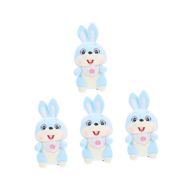 ibasenice 2 Pièces Lapin en Peluche Jouets pour Enfants Jouets en Peluche Enfants Ensemble De Jeu Décor De Maison Décorations