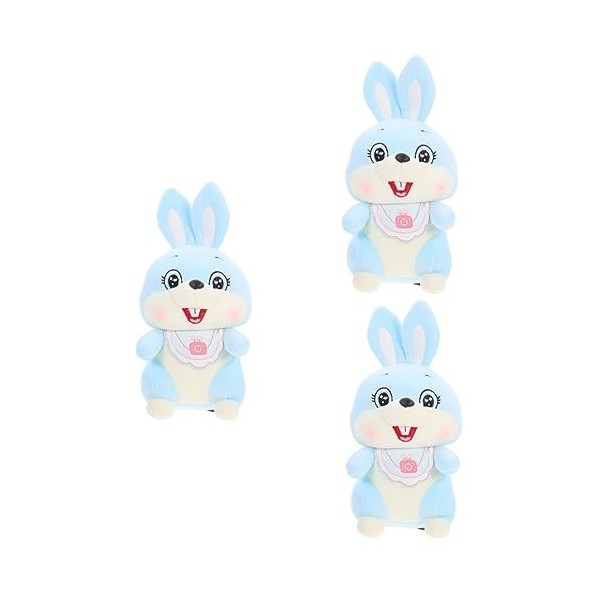 ibasenice 2 Pièces Lapin en Peluche Jouets pour Enfants Jouets en Peluche Enfants Ensemble De Jeu Décor De Maison Décorations