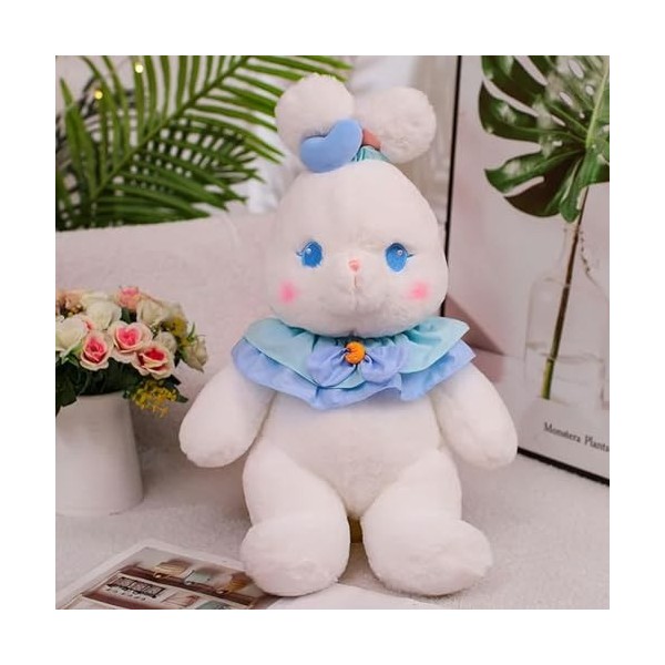 EacTEL Kawaii Lapin Peluche Jouet Dessin animé Mignon Animal Peluche poupée Jouet Oreiller Enfants Fille Cadeau d’Anniversair