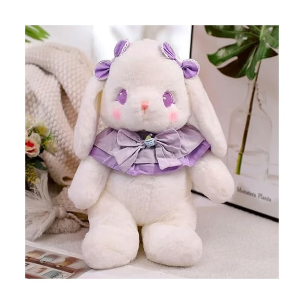 EacTEL Kawaii Lapin Peluche Jouet Dessin animé Mignon Animal Peluche poupée Jouet Oreiller Enfants Fille Cadeau d’Anniversair