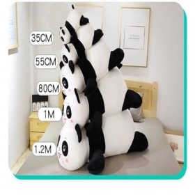 HYSTERIA Jouets en Peluche Poupée Panda Mignonne, Mignonne, Douce et Mignonne, Oreiller de Couchage, Grand Jouet en Peluche, 