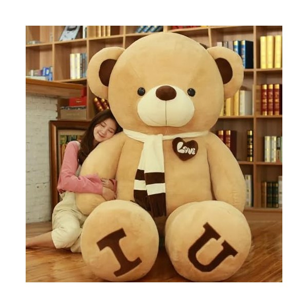 Ours en Peluche Jouet en Peluche Ours en Peluche Mignon Poupée Amant Ours Enfants Jouet Cadeau d’Anniversaire pour Petite Ami