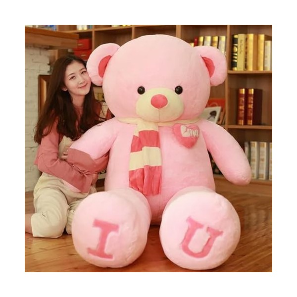 Ours en Peluche Jouet en Peluche Ours en Peluche Mignon Poupée Amant Ours Enfants Jouet Cadeau d’Anniversaire pour Petite Ami