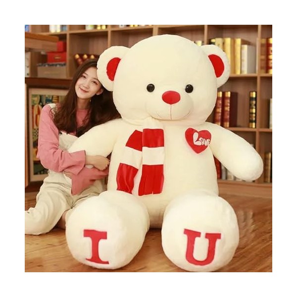 Ours en Peluche Jouet en Peluche Ours en Peluche Mignon Poupée Amant Ours Enfants Jouet Cadeau d’Anniversaire pour Petite Ami