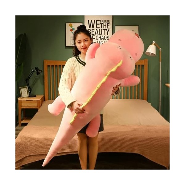 EacTEL Nouveau câlin dinosaure peluche jouet peluche dessin animé peluche animal oreiller de sommeil poupée cadeau dannivers