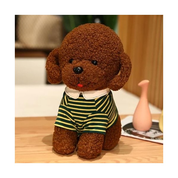 SaruEL Peluche Chien Jouets Doux Mignon Teddy Chien avec Vêtements Poupée en Peluche Peluche Animal Jouets pour Enfants Cadea