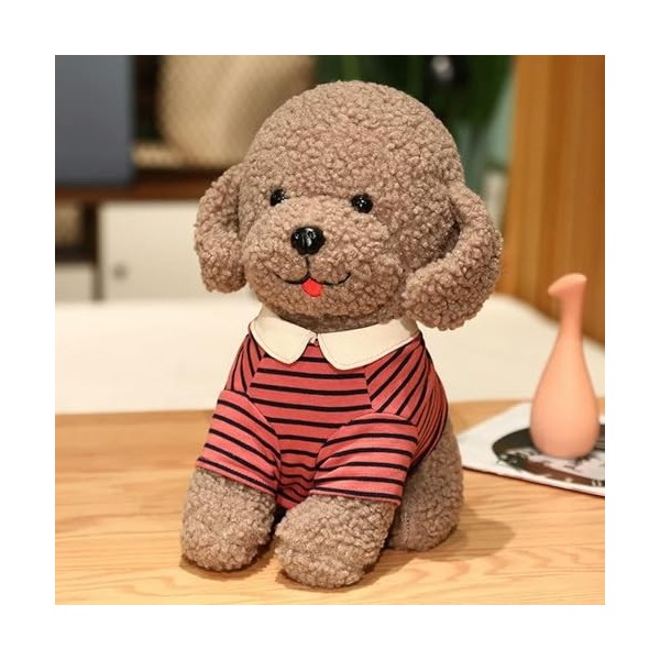 SaruEL Peluche Chien Jouets Doux Mignon Teddy Chien avec Vêtements Poupée en Peluche Peluche Animal Jouets pour Enfants Cadea