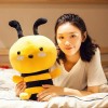 PaMut Mignon Petit Abeille poupée Peluche Jouet Animal Dessin animé en Peluche Enfants Cadeau décoration Cadeau de Noël 45cm 