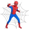 Heartsking Deguisement Spider Enfant, 3D Anime Costume Spider Enfant Costume Halloween Enfant Déguisement Superhéros avec Mas