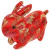 Toyvian 4 Pièces Mascotte De Lannée du Lapin Mini Peluches Mini Lapins Mini-Jouets pour Animaux Jouet pour Animaux Décor Chi