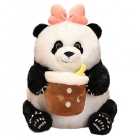 HYSTERIA Jouets en Peluche Mignon Peluche Panda Jouer poupée en Peluche Panda poupée Enfants Confort Jouet Tissu poupée Souve