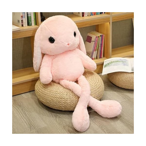 Kawaii Peluche Jouets Lapin en Peluche Poupées Mignon Peluche Longues Oreilles Lapin Poupées Enfants Cadeaux Anniversaire Cad