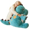 EARTHSOUND Grenouille Peluche Géant Animal Jouet,78cm Gros Grand Grenouille Animaux Géante XL XXL Peluche Mignon,Cadeaux pour