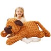 EARTHSOUND Grenouille Peluche Géant Animal Jouet,78cm Gros Grand Grenouille Animaux Géante XL XXL Peluche Mignon,Cadeaux pour