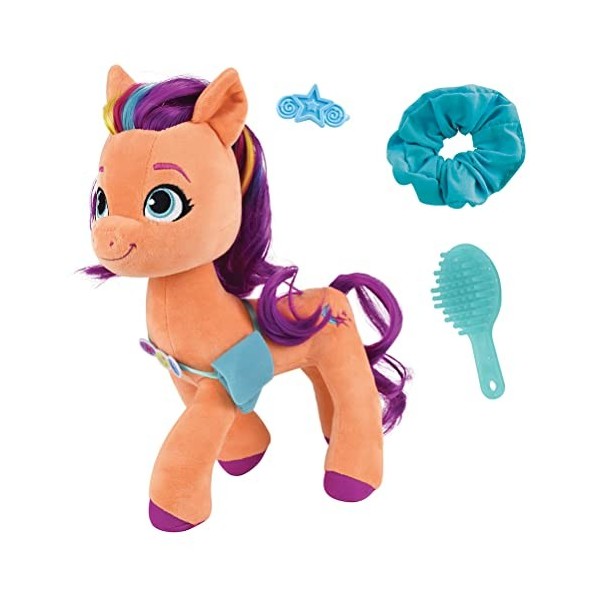 My Little Pony Peluche Sunny ARTICULEE +/- 30 CM avec 3 Accessoires