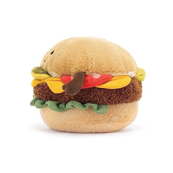 Jellycat Amuseable Burger - L: 11 cm x l: 11 cm x h: 11 cm